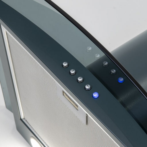 LUXAIR 80cm Premium Curved Glass Hood in Anthracite Grey || LA-80-CVD-ANTHRACITE