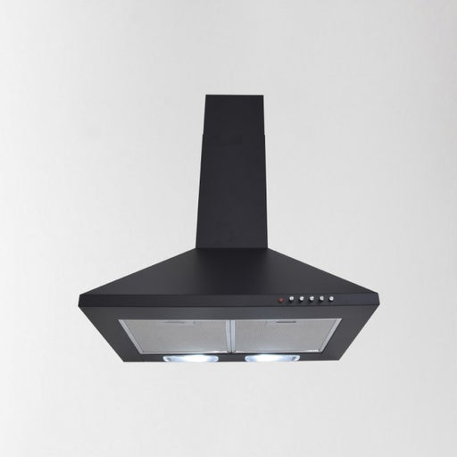 LUXAIR 70cm Premium Chimney Cooker Hood in Matt Black || LA-70-STD-BLK
