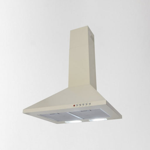 LUXAIR 70cm Premium Chimney Cooker Hood in Gloss Ivory/Cream || LA-70-STD-IV