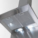 LUXAIR 70cm Premium Chimney Cooker Hood in Stainless Steel | LA-70-STD-SS