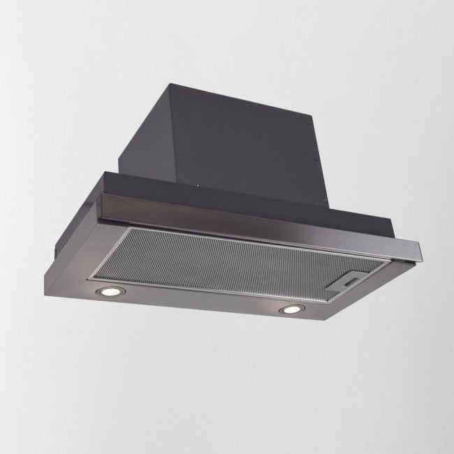 LUXAIR 60cm Telescopic Cooker Hood in Stainless Steel, with 2 x LED Spot Lights | LA-60-TEL-SS-PLUS