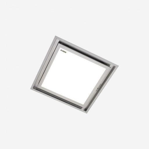 LUXAIR 60cm x 60cm Premium Ceiling Cooker Hood with Dimmable Fully Illuminated Centre Panel BRUSHLESS MOTOR || LA-60-TOLVI-BR-SS