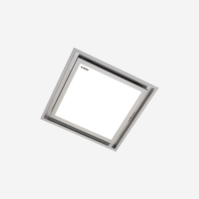 LUXAIR 60cm x 60cm Premium Ceiling Cooker Hood with Dimmable Fully Illuminated Centre Panel BRUSHLESS MOTOR | LA-60-TOLVI-BR-SS