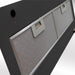 LUXAIR 95cm x 30cm Designer Small Premium Ceiling Cooker Hood in Matt Black | LA-950-CE-BLACK