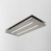 LUXAIR 65cm x 30cm Designer Small Premium Ceiling Cooker Hood in Stainless Steel | LA-650-CE-SS