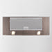 LUXAIR 74cm Canopy Hood in Stainless Steel with 2 x LED Spot Lights and Push Button Controls | LA-74-CAN-SS-PLUS