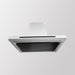 LUXAIR 80cm Premium Slimline Cooker Hood with Black Glass Door, Touch Controls in Gloss White | LA-80-LINEA-WHT