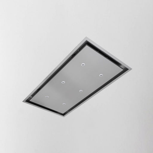 LUXAIR 90cm x 50cm Premium Ceiling Cooker Hood with 6 x LED Spotlights in Stainless Steel BRUSHLESS MOTOR || LA-90-ANZI-BR-SS