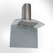 LUXAIR 110cm Premium Curved Glass Cooker Hood in Stainless Steel | LA-110-CVD-GL
