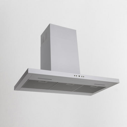 LUXAIR 100cm Slimline Flat Cooker Hood with Brushless Motor & Colour Changing LED's in White || LA-100-MODA-WHT