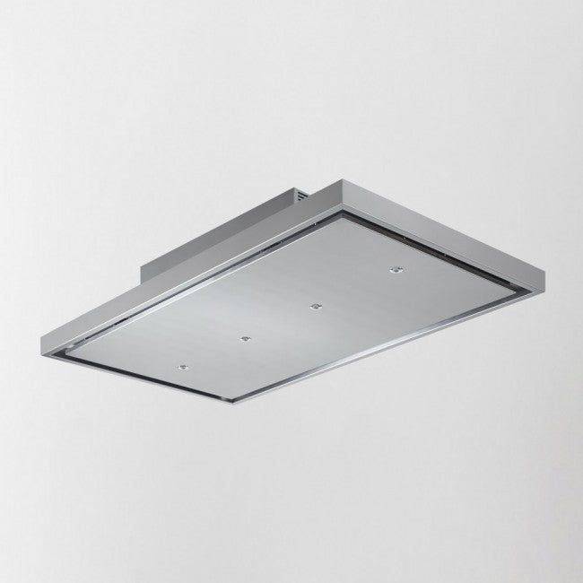LUXAIR 90cm x 60cm Premium Recirculating Ceiling Hood in Stainless Steel with Ceramic Filter Option | LA-90-NUVOLA-STRATOS-SS