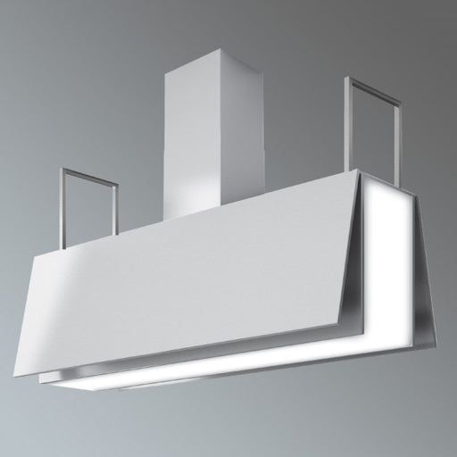 LUXAIR 120cm Premium Designer Island Cooker Hood with Motorised Wings in Stainless Steel || LA-120-ANGELO-ISL-SS