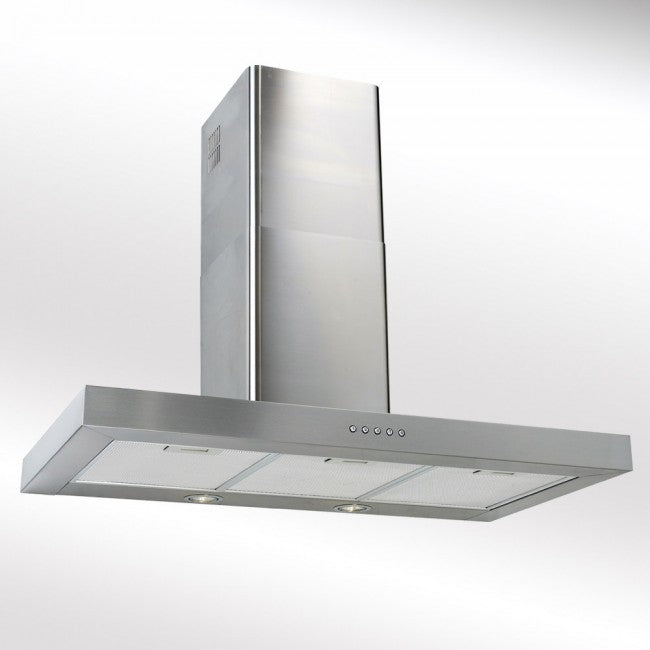 LUXAIR 90cm Slimline Flat Cooker Hood in Stainless Steel | LA-90-FLT-SS