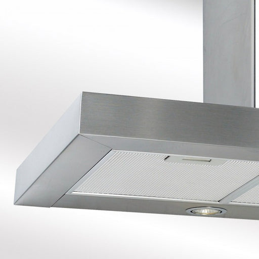 LUXAIR 90cm Slimline Flat Cooker Hood in Stainless Steel || LA-90-FLT-SS