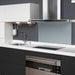 LUXAIR 80cm Premium Slimline Cooker Hood with Black Glass Door, Touch Controls in Stainless Steel | LA-80-LINEA-SS