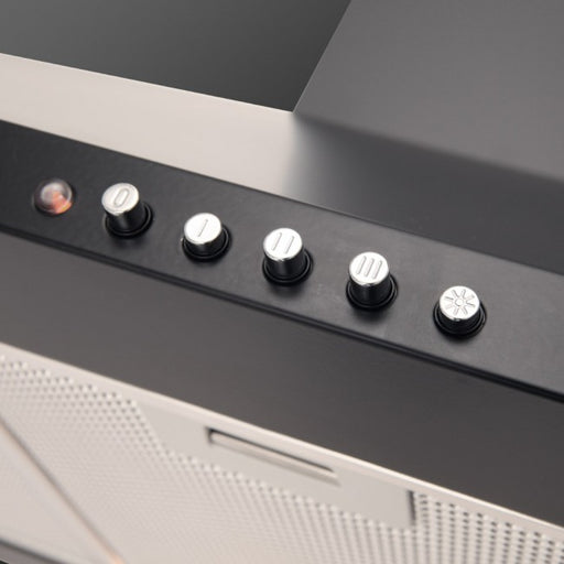 LUXAIR 90cm Premium Chimney Cooker Hood in Matt Black || LA-90-STD-BLK