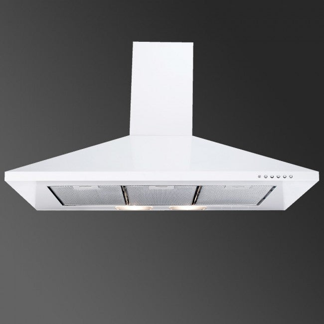 LUXAIR 100cm Premium Traditional Cooker Hood in Gloss White | LA-100-STD-WH
