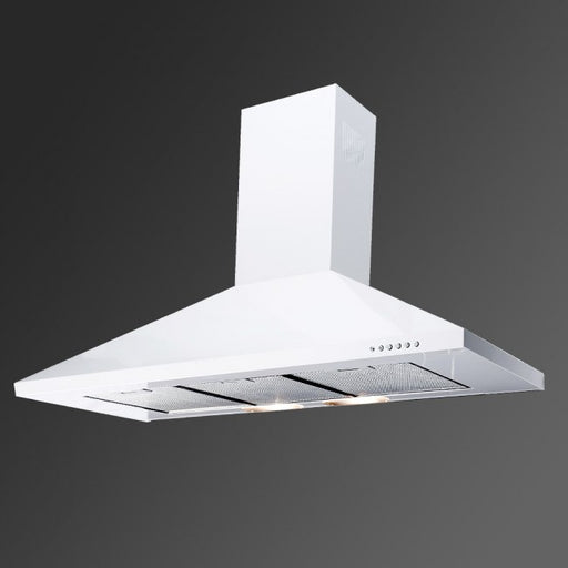 LUXAIR 100cm Premium Traditional Cooker Hood in Gloss White || LA-100-STD-WH