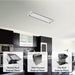 LUXAIR 120cm x 30cm Premium Ceiling Cooker Hood with Pitched Roof External Motor in Gloss White | LA-120-ANZI-EXT-WHT