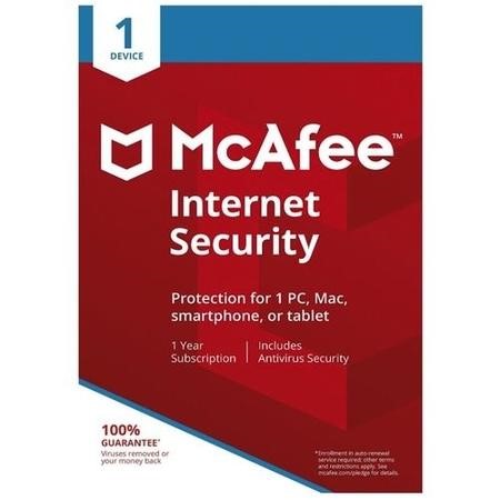 McAfee 1 Year Internet Security | MIS00UNR1RAA