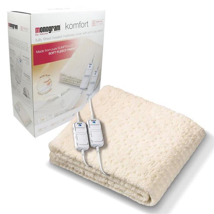MONOGRAM Komfort Fully Fitted King Size Electric Blanket