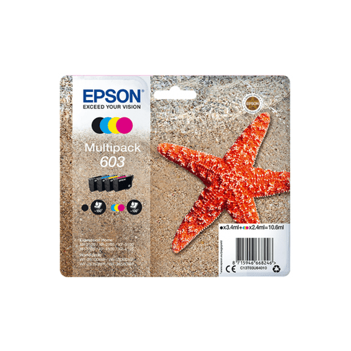 Epson Multipack 4 Colours 603 Replacement Ink | C13T03U64010