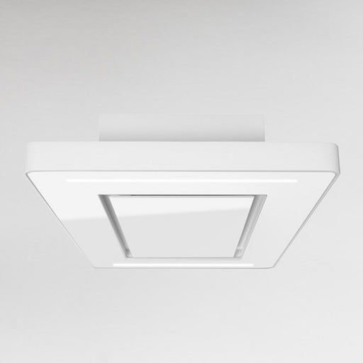LUXAIR 90cm x 60cm Designer Recirculating Ceiling Cooker Hood in Matt White || LA-90-ORION-STRATOS-WG