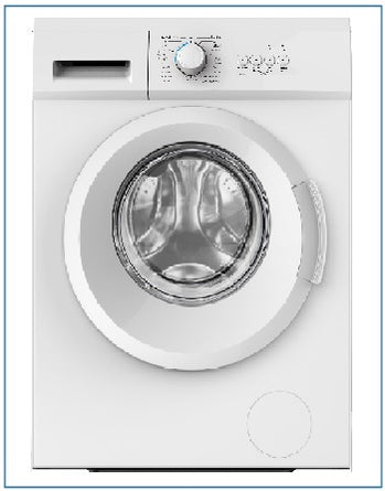 POWERPOINT 6KG 1000 Spin Washing Machine - White | P35106MDW