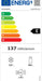 POWERPOINT Undercounter Fridge with Icebox - White 85 x 55 cm | P4554FMLW