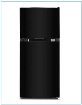 POWERPOINT Fridge Freezer - Black | P74250MLBL