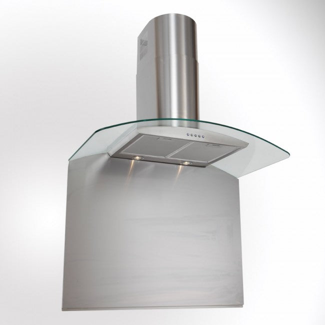 Luxair 100cm Curved Glass Cooker Hoods Stainless Steel | LA-100-CVD-GL-SS