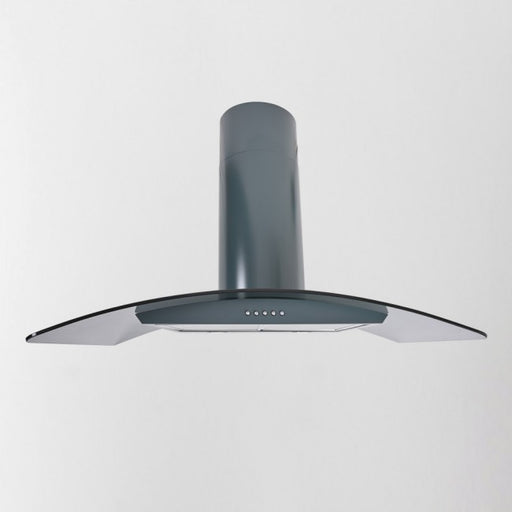 Luxair 100cm Curved Glass Cooker Hood - Anthracite with Smoked Black || LA-100-CVD-ANTHRACITE