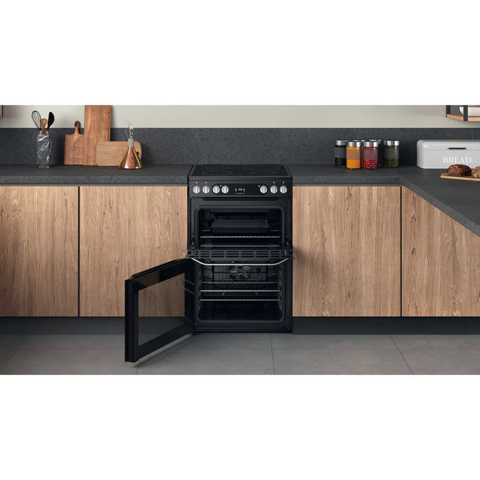 Hotpoint Electric Double Cooker - Black | HDM67V9HCB/U