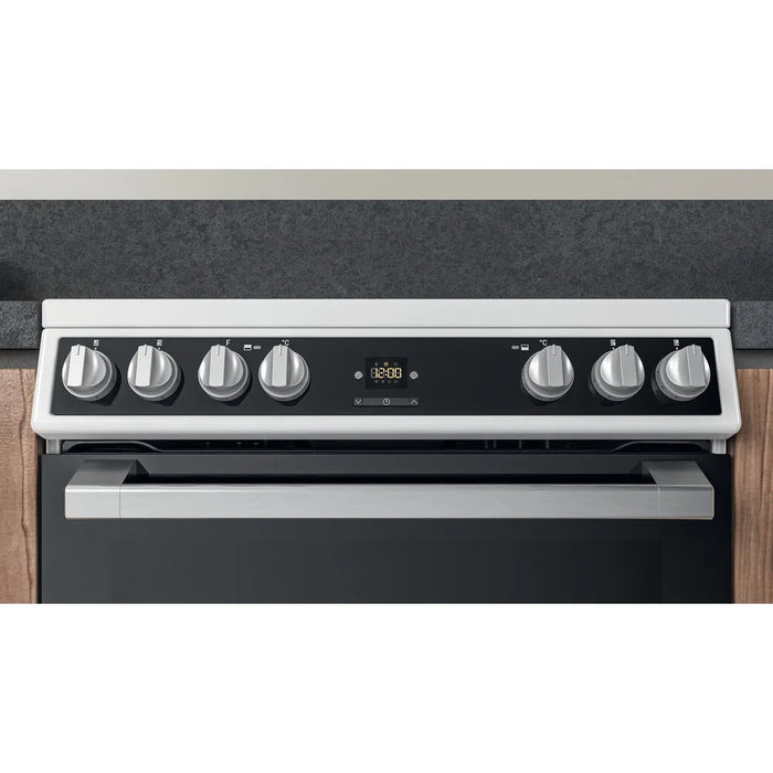 Hotpoint Electric Double Cooker - White | HDT67V9H2CW/UK