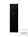HOTPOINT 55CM Fridge Freezer Water Dispenser - Black 183 x 54 cm | HBNF55181BAQUA