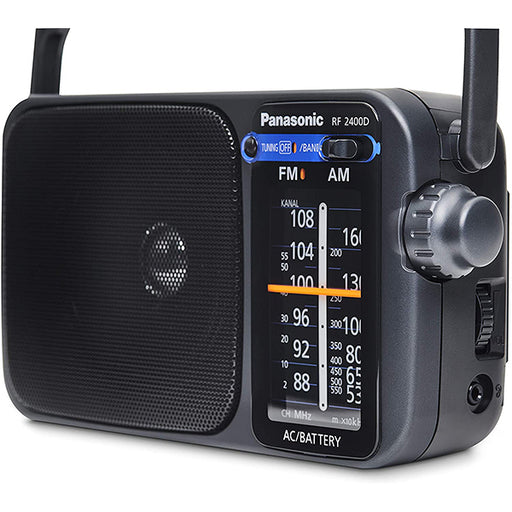 PANASONIC Portable RF2400DEB-K 2 Band AM/FM Radio - Black | EDL RF2400DEB-K