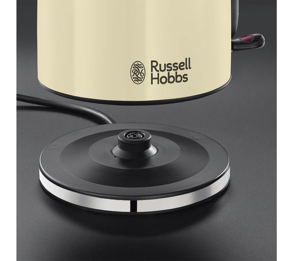 Russell Hobbs Colour Plus Jug Kettle, Cream | 20415