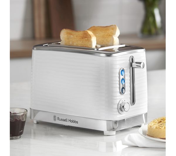 Russell Hobbs Inspire 2 Slice Toaster, White | 24370