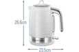 Russell Hobbs Inspire Electric Kettle, White | 24360
