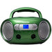 Toshiba Portable FM Radio/CD BoomBox - Green | TY-CRS9GR