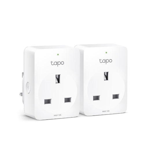 TP-LINK Tapo Mini Smart Wi-Fi Socket (2-pack) - White | TAPOP100(2-PACK)
