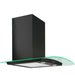 CULINA 90cm Chimney Cooker Hood - Stainless / Black| UBLED90/BK