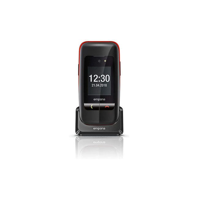 Emporia One V200_001_UK_B Black/Red Senior Mobile Phone 2G ds | EDL V200_001