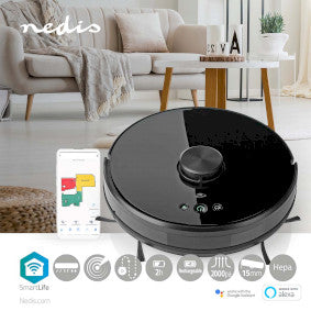 NEDIS Smart Laser Robot Hoover Vacuum - Black || 335763