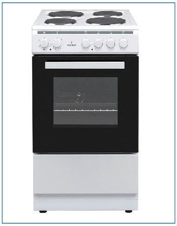 POWERPOINT Single Cavity Solid Top Cooker - White 50cm x 85 cm | P05E1V1W