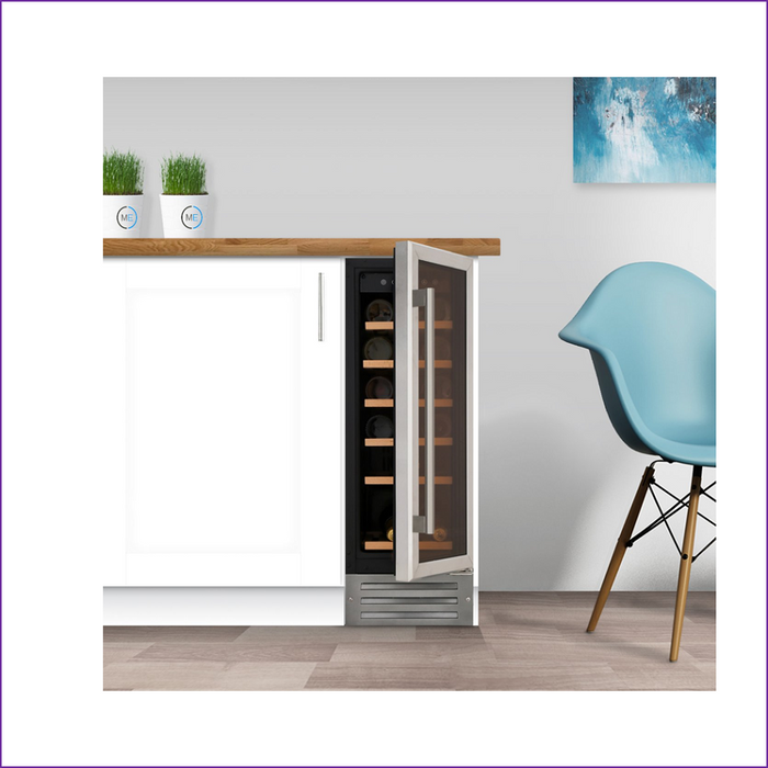 CULINA 300mm Built-in Wine Cooler - Stainless Steel Finish | WINE30.1