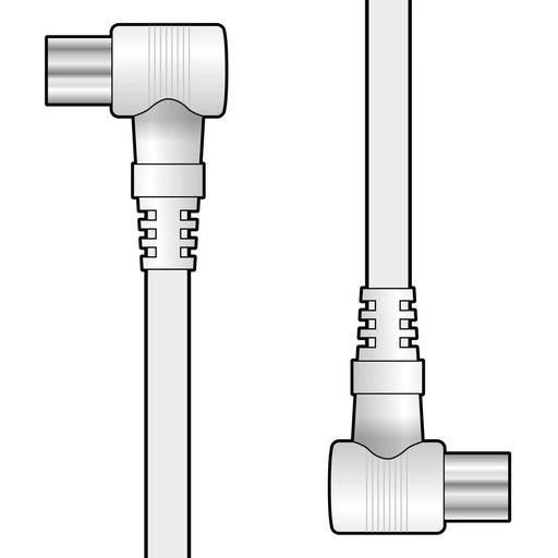AVLINK RIGHT ANGLED COAXIAL PLUG TO RIGHT ANGLED | 112008