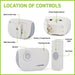 LLOYTRON MIP System w/ Less Door Chime - White | B7030WH