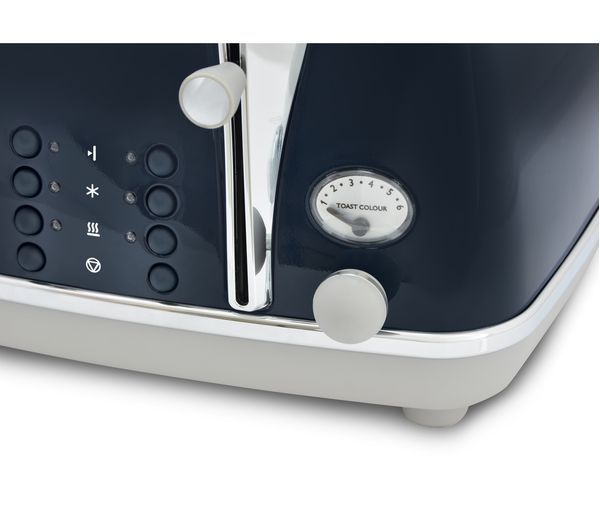 Delonghi Icona Capitals 4 Slice Toaster - Blue | CTOC4003BL