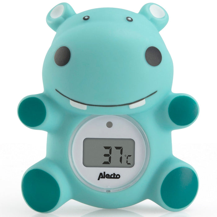 Alecto BC-11 HIPPO Bath and Room Thermometer - Hippo Cyan | EDL A003355